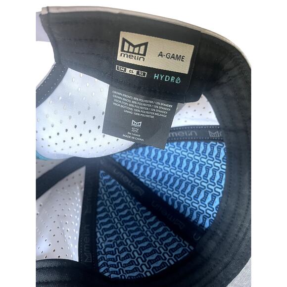 Melin Odyssey Hydro Cap – Water-Resistant Snapback – White - 58cm/M - Picture 3 of 3